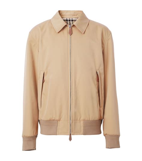 burberry mens harrington jacket|Burberry bomber jacket men's.